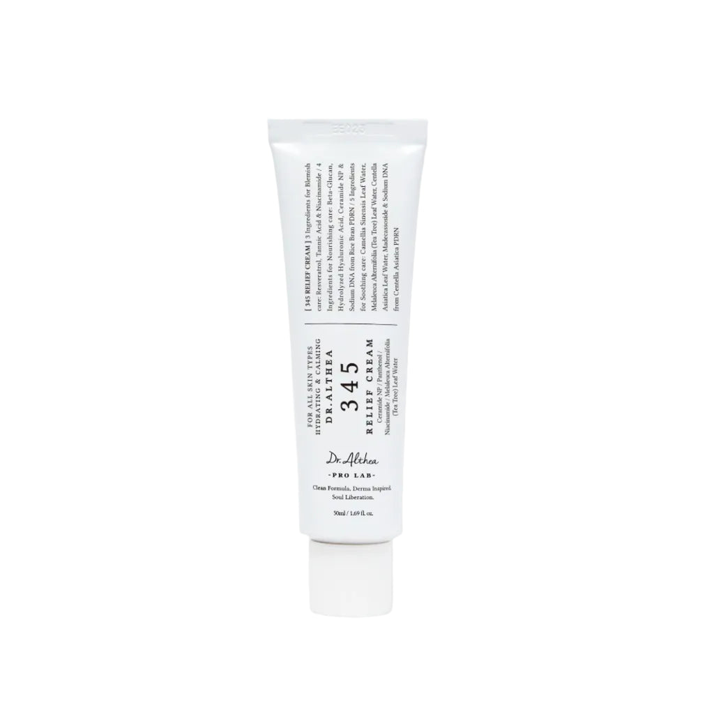 Tube of Dr. Andrew Weil for Solgar 345 Relief Cream on a white background