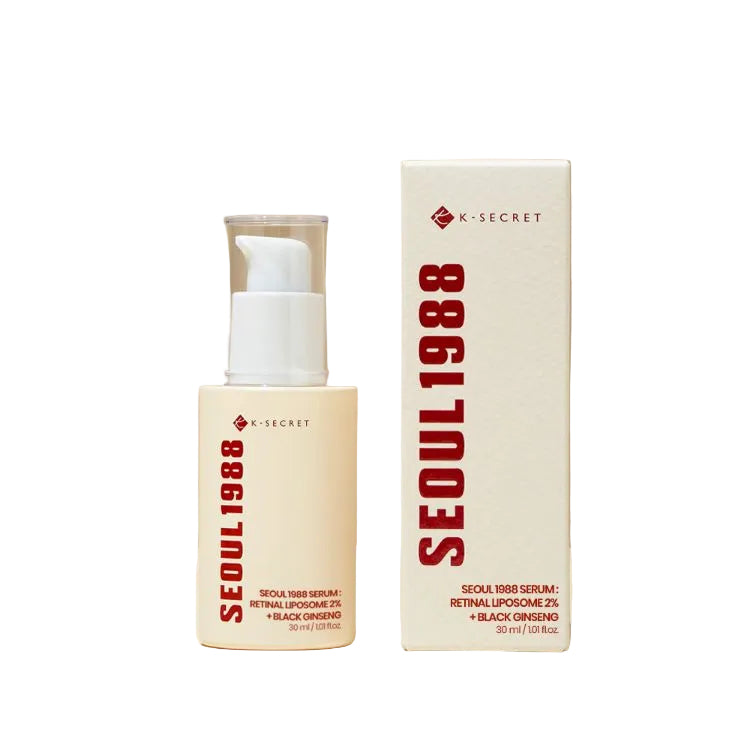 K-SECRET - SEOUL 1988 Serum: Retinal Liposome 2% + Black Ginseng, 30ml